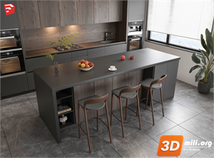 Kitchen island Skp Files